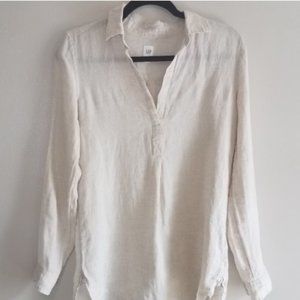 NWT Gap Long Sleeve Linen Tunic